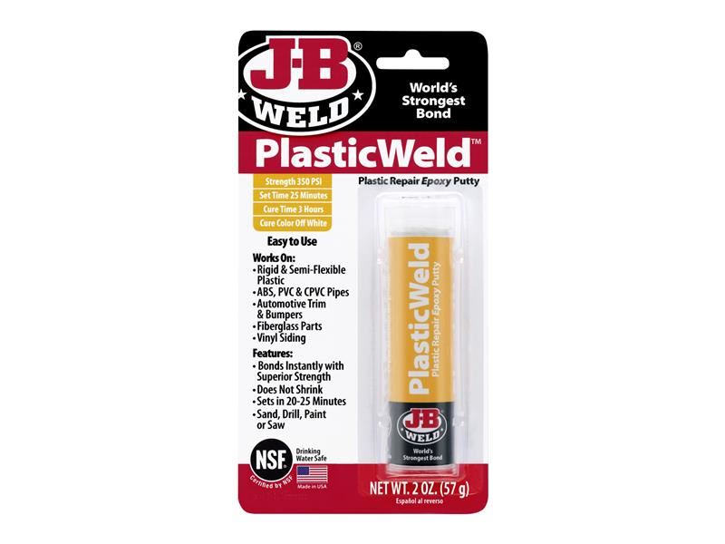 J-B Weld PlasticWeld Epoxy Putty 57g - Fast-Setting Repair