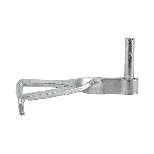 Timco Gate Hooks, Galvanised Steel, 19mm (2 Pack)