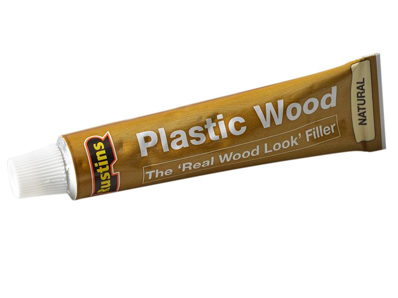 Rustins Plastic Wood Tube, Natural, 20g