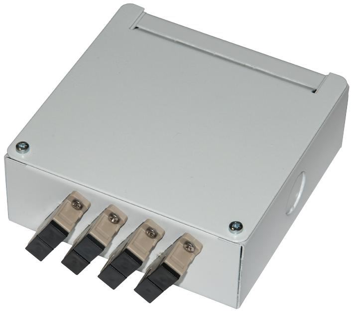 CONNECTIX CABLING SYSTEMS - SC 8路鋼製跳線箱 (已裝載)