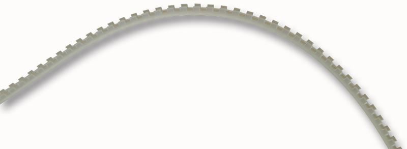 PRO POWER Getande Grommet Strip, Polyethyleen, 1,5mm x 30m