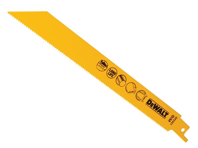 DeWalt 雙金屬往復鋸片 203毫米 x 14 TPI (5片裝)