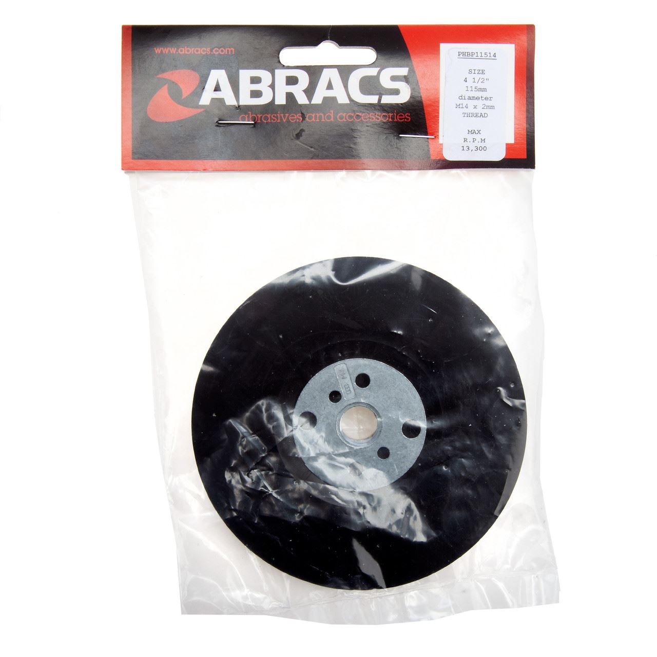Abracs PHBP11514 Disco de Suporte em Nylon 115mm
