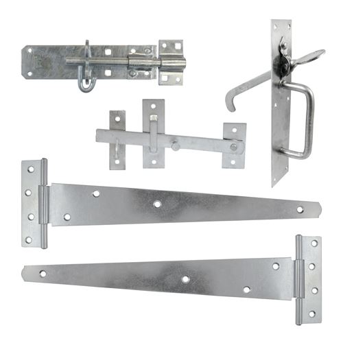 Kit de porte de côté Timco avec loquet Suffolk et targette, galvanisé, poids