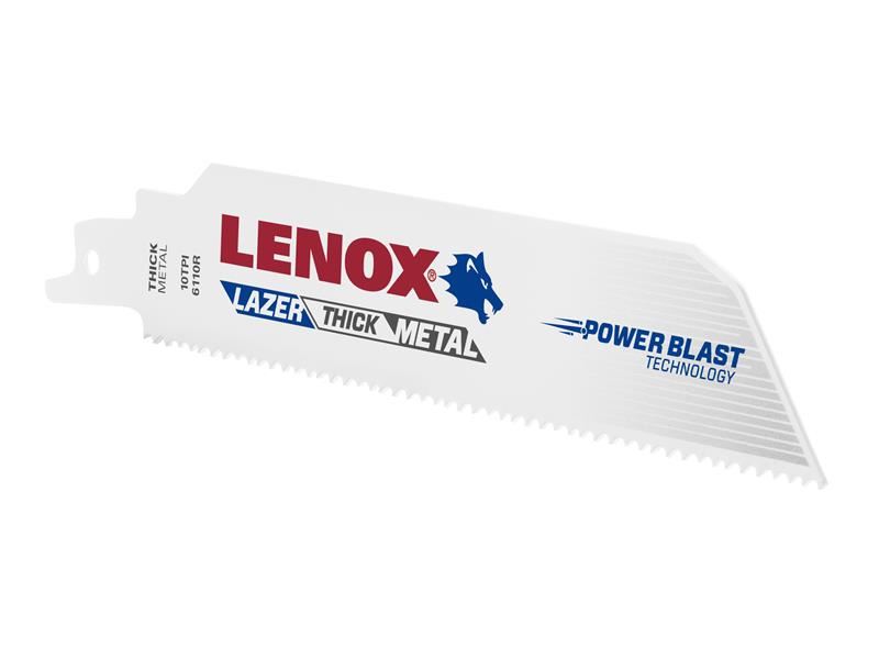 Lame de scie alternative LENOX MetalWolf Wave Edge, 152mm, 10 TPI (Lot de 5)