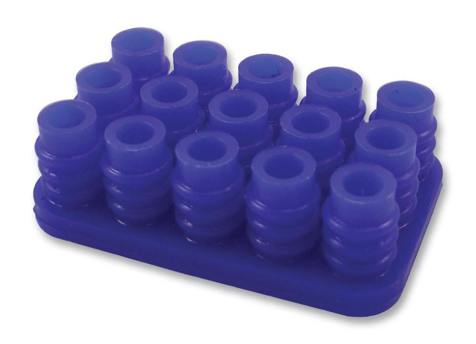 AMP TE CONNECTIVITY - Joint en silicone pour câble, 15 voies