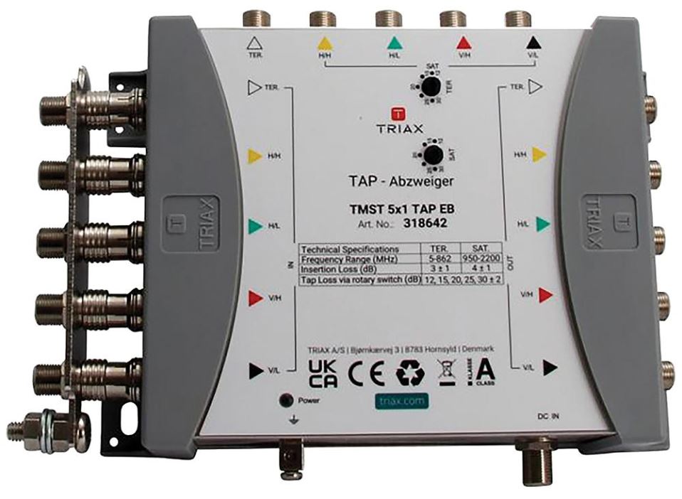 TRIAX TMST 5x1 조절 가능 캐스케이드 시스템용 탭