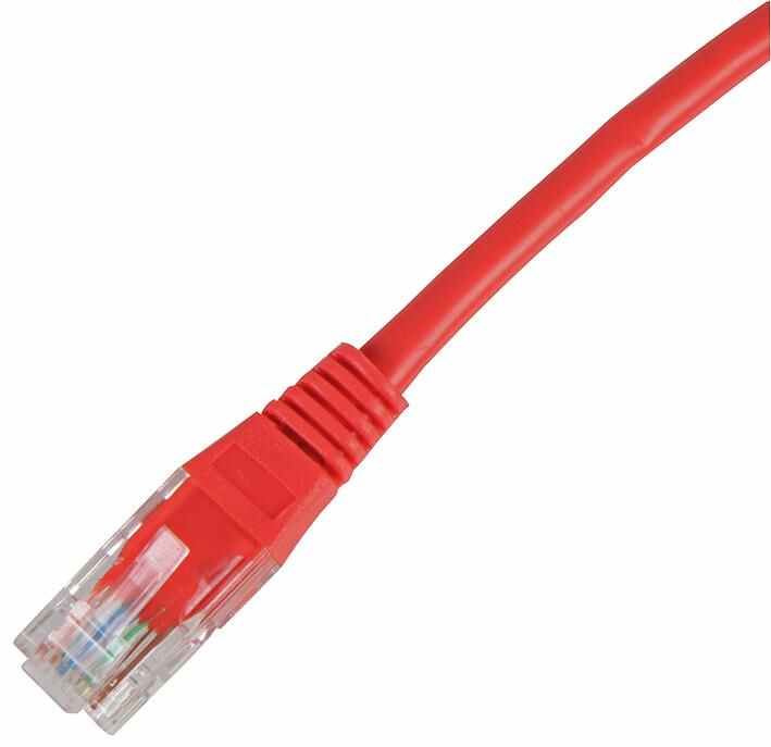 Connectix Cat5e UTP Ethernet Patch Lead, 10m, Red