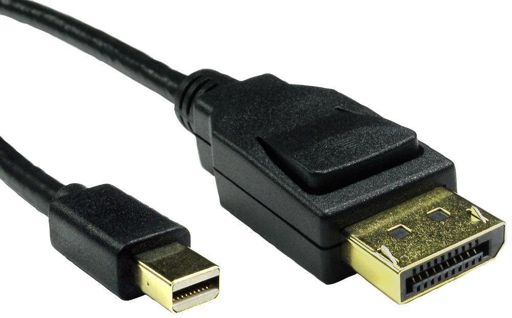 PRO SIGNAL Cavo Mini DisplayPort a DisplayPort 1.4, 0.5m Nero