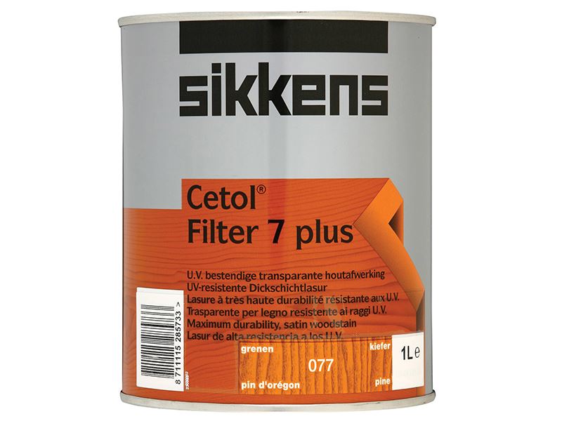 Sikkens Cetol Filter 7 Plus Translucent Woodstain Pine 1L