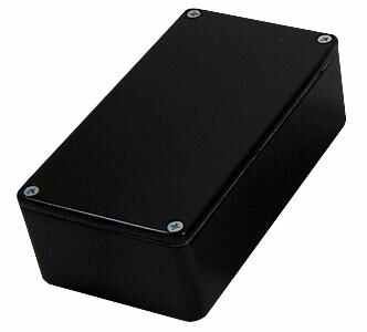 CAMDENBOSS IP54 Die Cast Aluminium Enclosure, Black, 120x66x40mm
