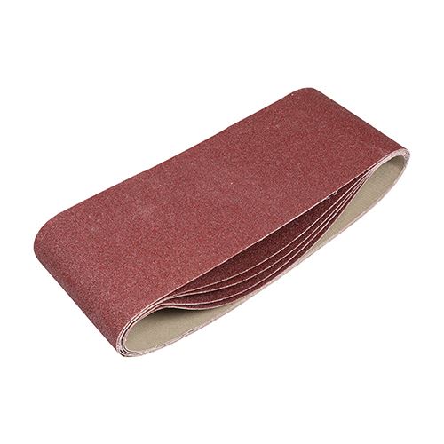 Courroies de ponçage Timco, Grain 120, 100x610mm, Paquet de 5