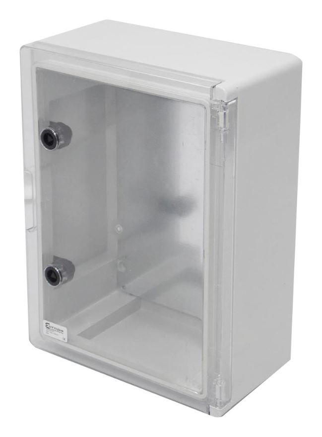 Caixa de Proteção EUROPA IP65 ABS com Porta Transparente, 400x300x165mm