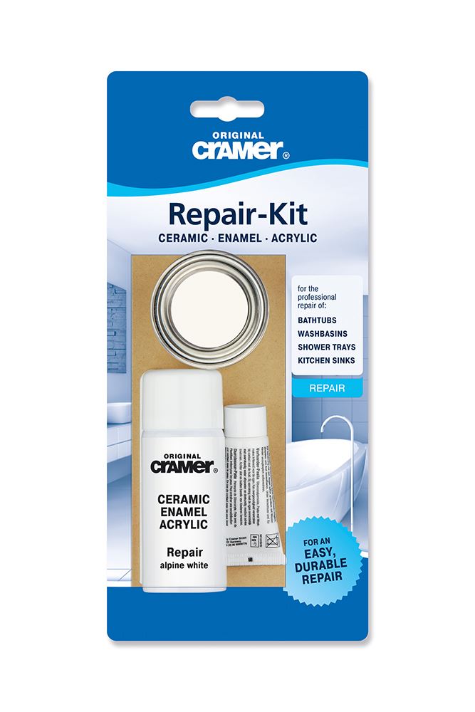 Cramer Keramische Emaille Reparatiekit - Alps Wit