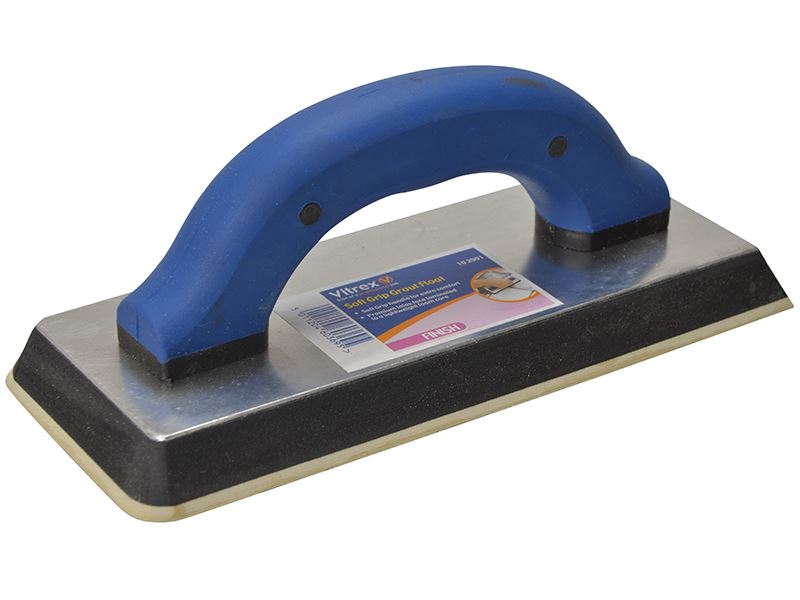 Vitrex Soft-Grip Grout Float, Blue Cushioned Handle, 348g