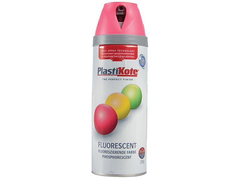 PlastiKote Fluorescerend Roze Spuitverf 400ml