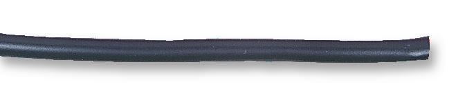 TE Connectivity PVC Insulation Sleeving 2mm Black, 100m Reel