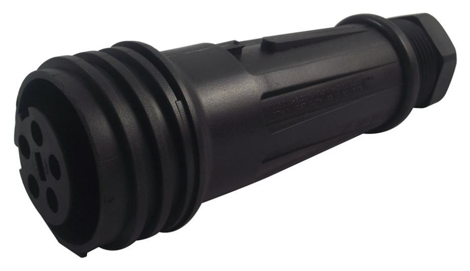 BULGIN Buccaneer 900 Series Vrouwelijke Socket, 5-Weg, Nylon & Messing