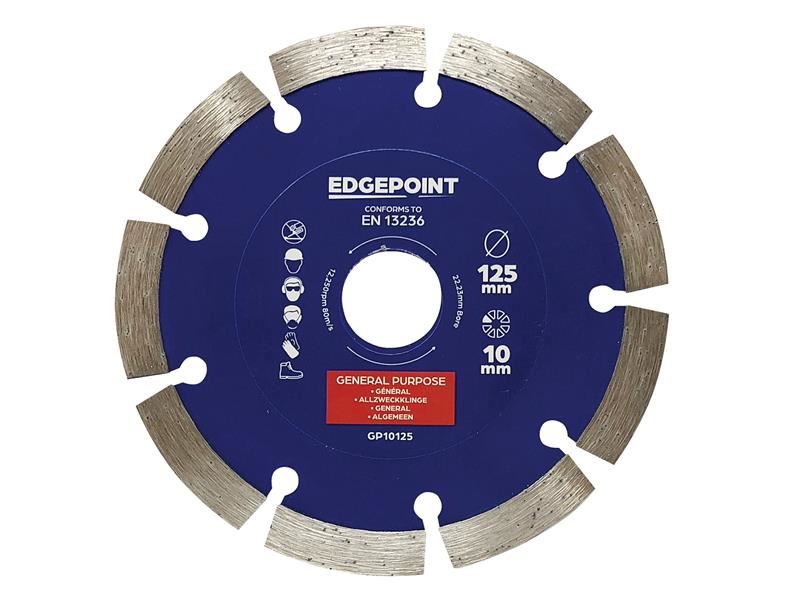 EdgePoint - Lann Diamaint GP10125, 125mm d'úsáid ghinearálta