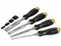 Roughneck Pro 4-Piece Bevel Edge Chisel Set | Camden Tools