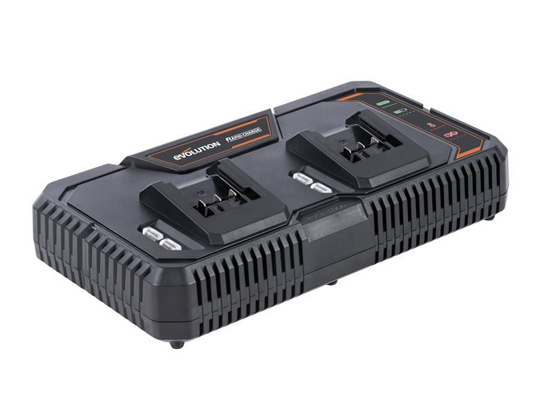 Evolution Cargador Rápido Doble Puerto R18RCH-Li2 18V Li-ion