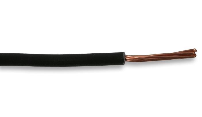 PRO POWER Cavo da Impianto PVC Nero 1mm², Rotolo 100m, 450/750V