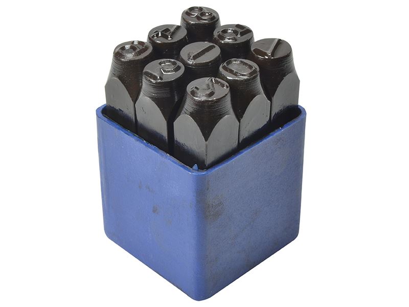 Jeu de poinçons à marquer Faithfull 3mm pour métal