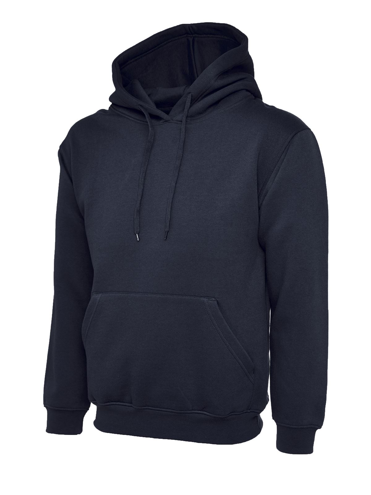 Uneek Classic Unisex Hooded Sweatshirt - Navy, Size M