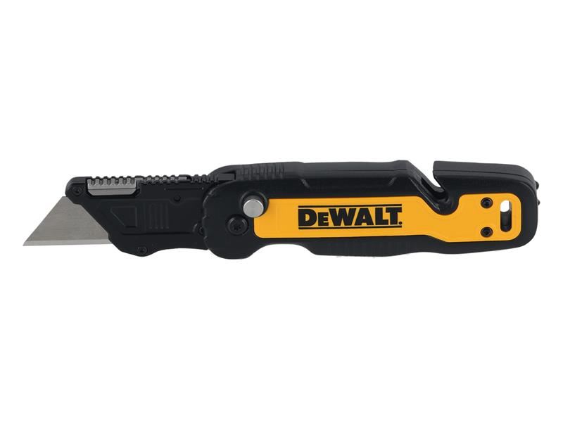 Dewalt Push & Flip Folding Utility Knife with Blade Storage