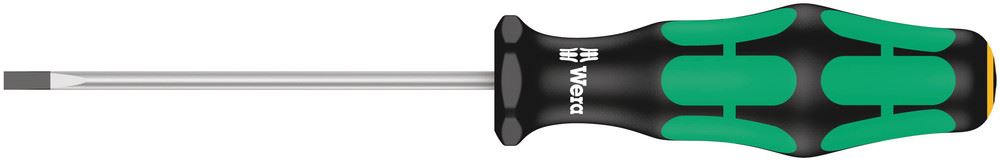 Wera 335 Slotted Screwdriver, 0.5x3x80mm, Kraftform Plus