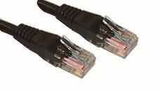 PRO SIGNAL Cat6 UTP Ethernet Patchkabel, RJ45 Male naar Male, 10m, Zwart