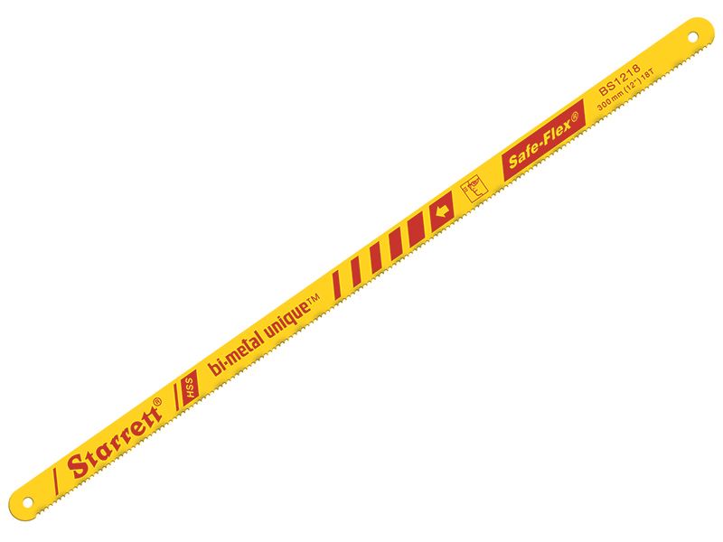 Starrett Bi-Metal Unique Safe-Flex Sägeblätter 300mm (12 Zoll) x 32 TPI, Pack 1
