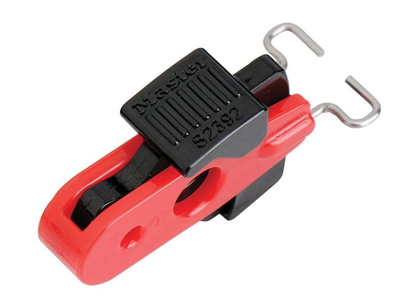 Master Lock S2392 Dispositivo de Bloqueio para Disjuntores, Vermelho