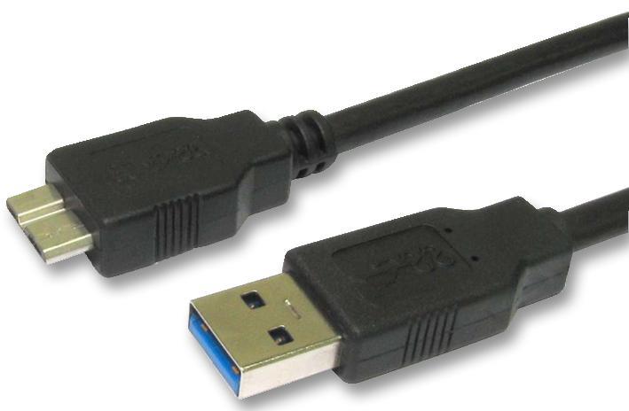 PRO SIGNAL Cavo USB 3.0 da A Maschio a Micro B, 1m Nero