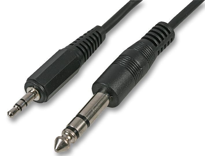 Pro Signal - Καλώδιο Στέρεο 3.5mm σε 6.35mm, 5m, Μαύρο