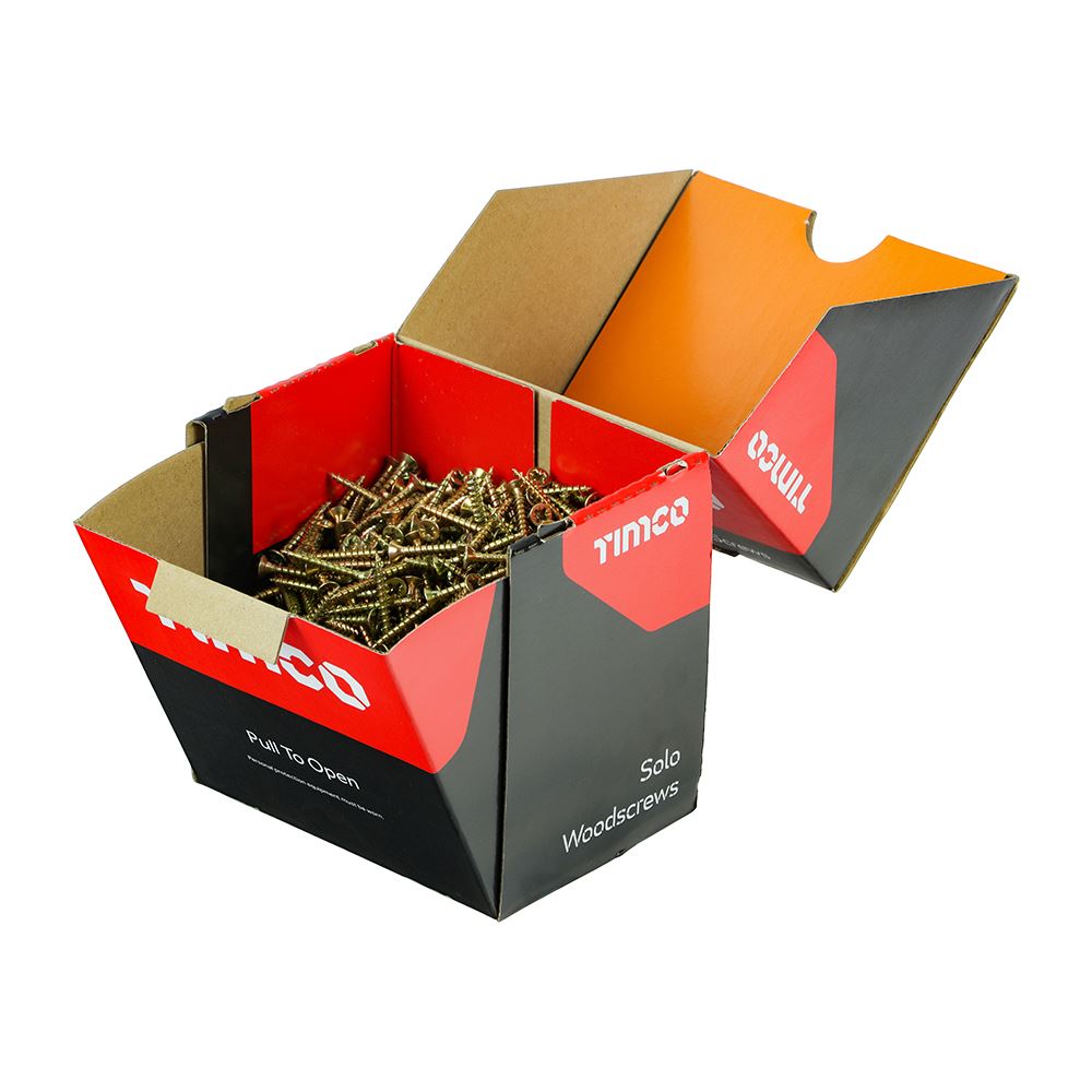 Timco Vis à bois 4,0 x 30mm en acier carbone, lot de 1000