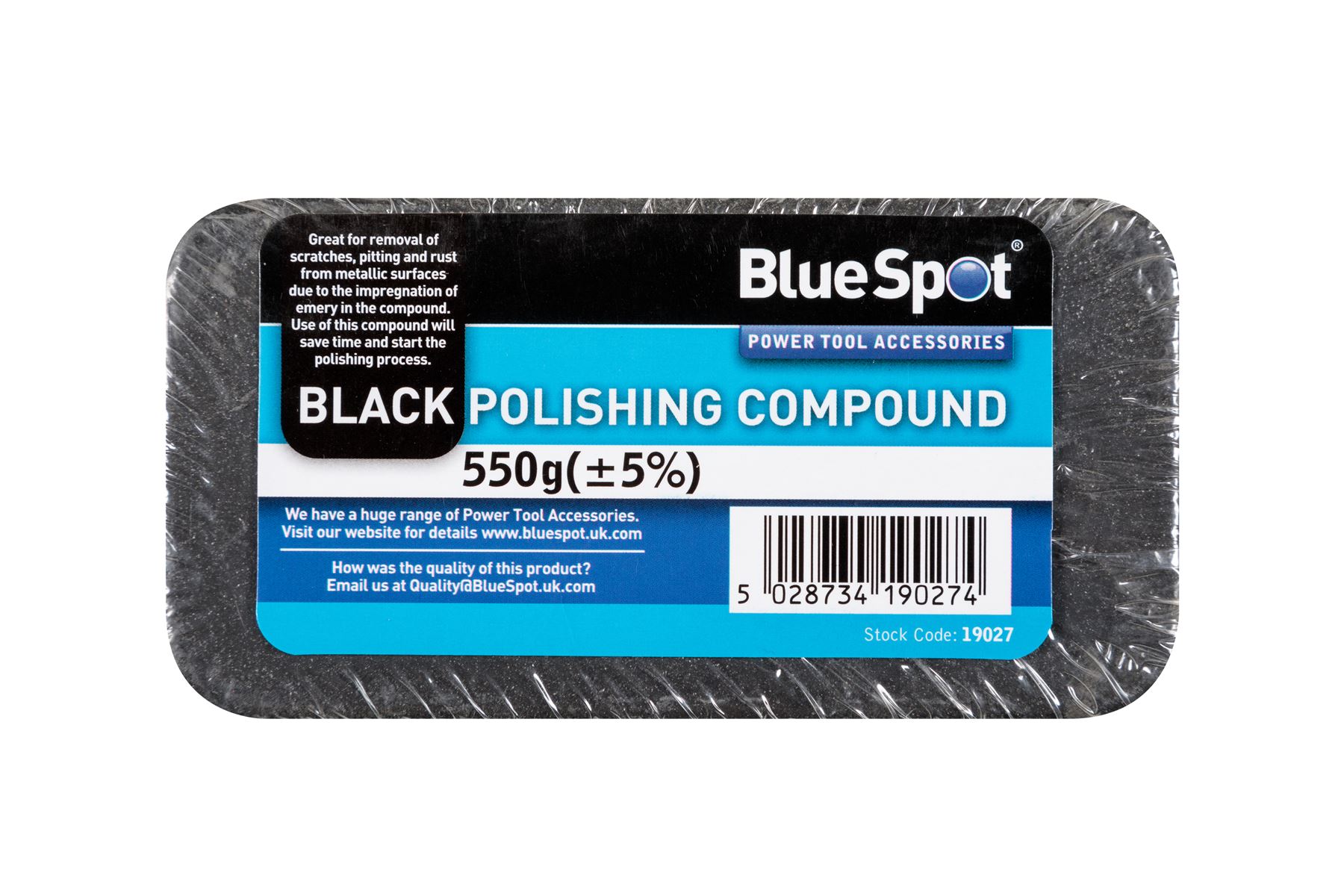 Blue Spot Tools Zwarte Polijstpasta 500g