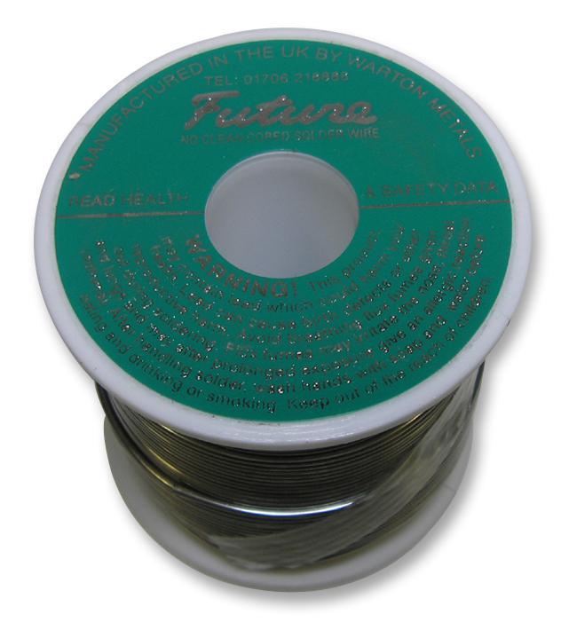 Warton No-Clean 1% FF Solder Wire, Sn63/Pb37, 1.2mm, 183°C