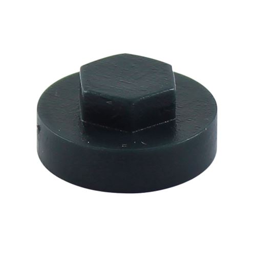 Timco 헥스 헤드 커버 캡, 안트라사이트, 19mm, 1000개