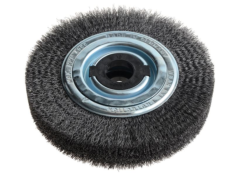 Lessmann Stalen Draadwielborstel, 200mm x 45mm, met 4+1 Adapterset