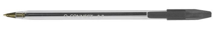 Stylos à bille moyen Q CONNECT, noir, paquet de 20