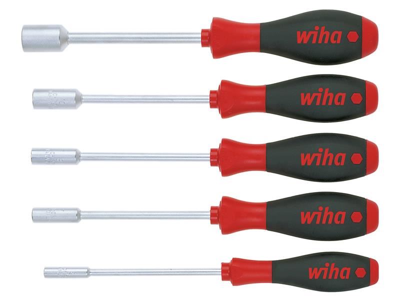 Wiha SoftFinish® Hex Nut Driver Set, 5-Piece (5.5-13mm)