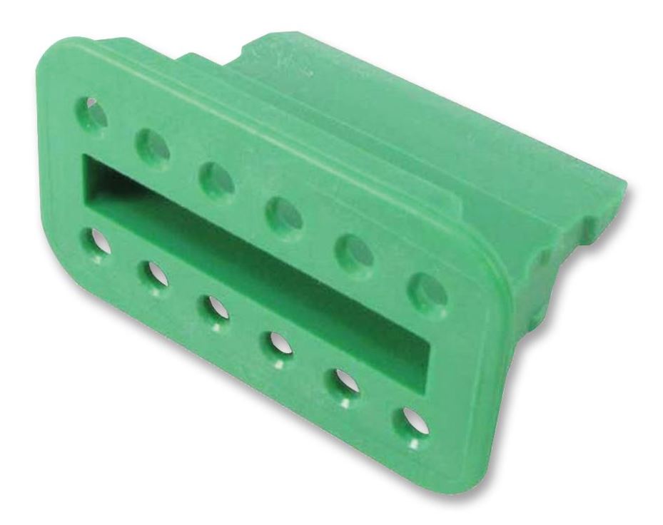 DEUTSCH Wedgelock voor DT-stekkers, 12-polig, PBT GF, -55 tot 125°C