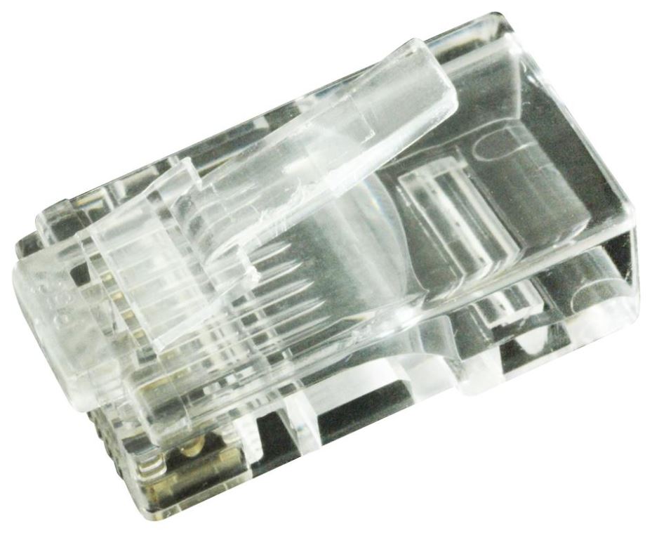 MULTICOMP PRO - RJ45-Stecker, 8P8C, rund, vergoldet