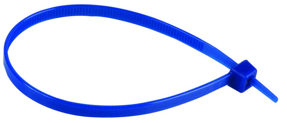 CONCORDIA TECHNOLOGIES 160mm x 4.6mm Blue Nylon Cable Ties, Pack of 100