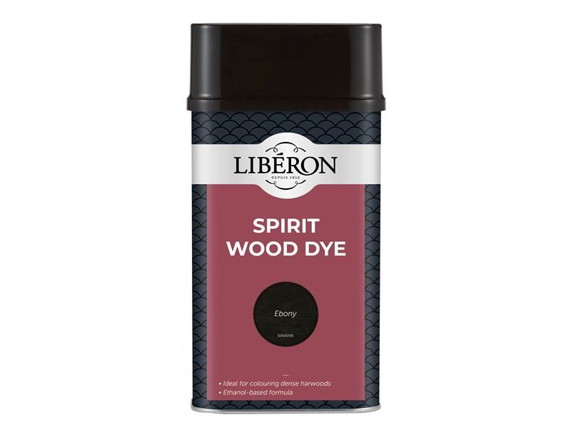 Liberon Spirit Wood Dye, Ebony, 1 Litre