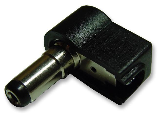 PRO SIGNAL Spina DC 2.1mm ad Angolo 90°, con Perno da 5.5mm