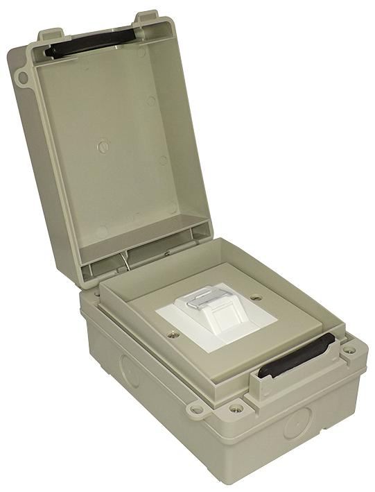 Boîtier de communication étanche TUK COMMZBOX Cat6, classé IP65