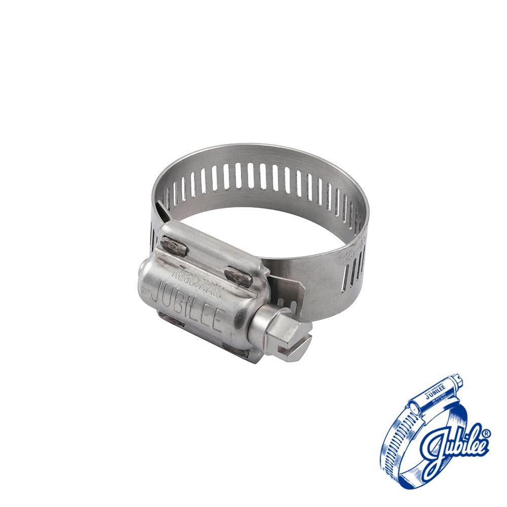 Jubilee HT040 Abrazaderas de Manguera Hi-Torque Acero Inoxidable 25-40mm (10 Un