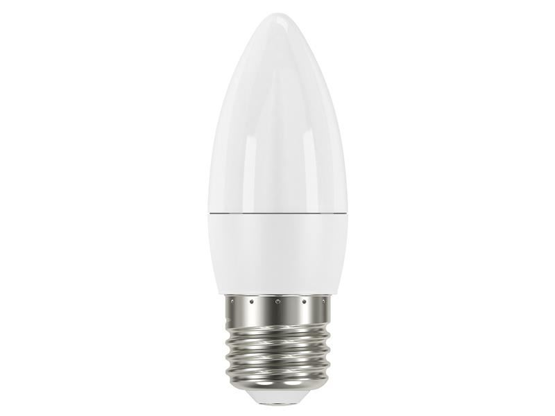Energizer LED ES E27 Opalová svíčková žárovka, denní světlo 6500K, 5,2W
